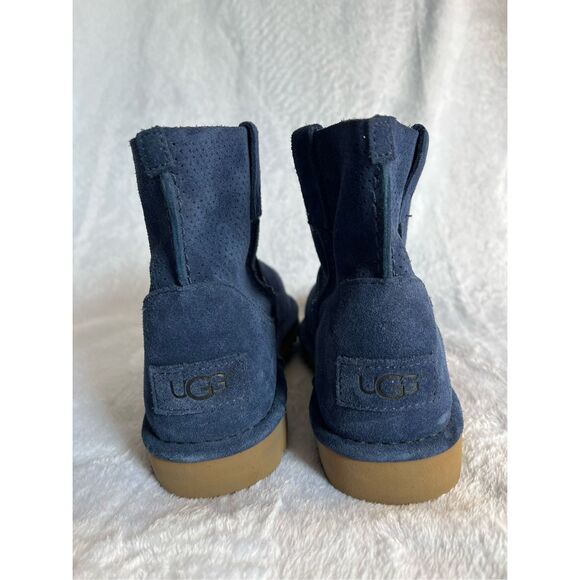 UGG Classic Mini Unlined Perforated Boots – Blue Sz 7 (1016852) - Picture 4 of 16